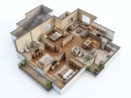 Floor plan of 2 BHK 1450 Sq. Ft. Apartment in Pintail Park City, Lucknow