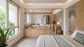 Partitioned Bedroom Area