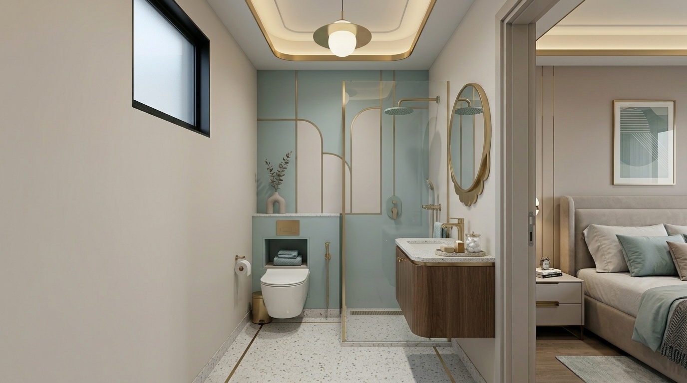 Attached Toilet
