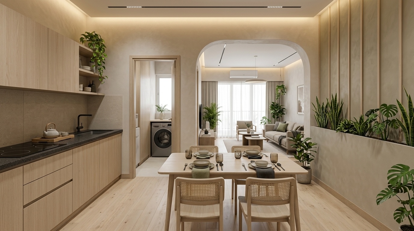 Kitchen And Dining Area