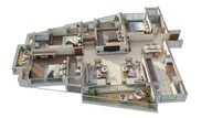 Floor plan of 4 BHK 2629 Sq. Ft. Apartment in Puravankara Purva Orient Grand, Bangalore