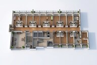 Floor plan of 232 Sq. Ft. Studio in Vilas Javdekar Indilife, Pune