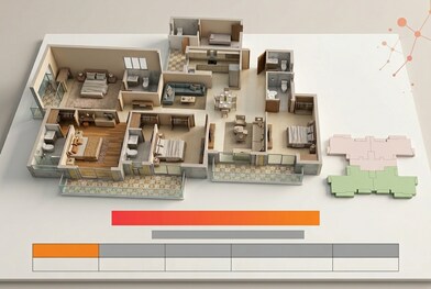 Floor plan of 4 BHK 1715 Sq. Ft. Apartment in Oro Constella, Lucknow