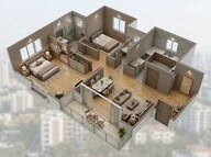 Floor plan of 2 BHK 1137 Sq. Ft. Apartment in Godrej Elevate, Bangalore