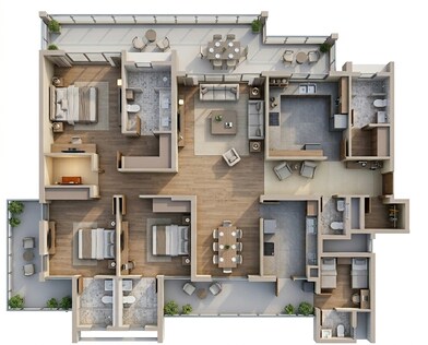 Eldeco Trinity Virtual Tour