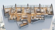 Floor plan of 4 BHK 1702 Sq. Ft. Apartment in Lodha Codename August Moon, Mumbai