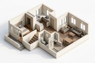 Floor plan of 1 BHK 400 Sq. Ft. Apartment in Runwal Gardens North Avenue, Thane