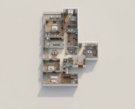 Floor plan of 4 BHK 2512 Sq. Ft. Apartment in Casagrand Estilo, Chennai