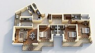 Floor plan of 3 BHK 1494 Sq. Ft. Apartment in Emaar Elite Oasis, Lucknow