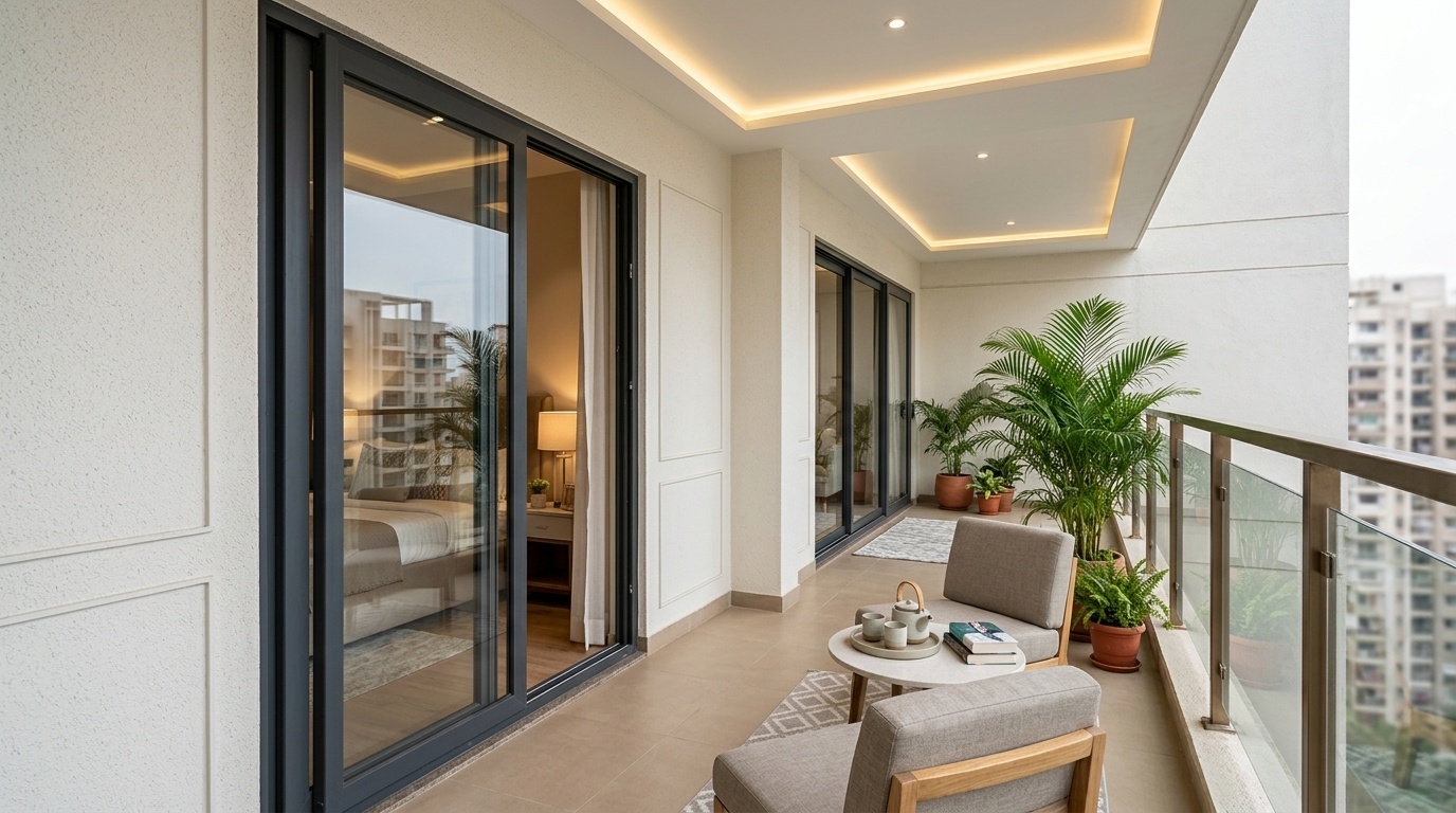 Balcony (bedroom 3)