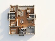 Floor plan of 4 BHK 2904 Sq. Ft. Apartment in Godrej Regal Pavilion, Hyderabad