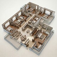 Floor plan of 4 BHK 2609 Sq. Ft. Apartment in Casagrand Promenade, Bangalore