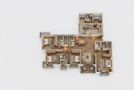 Floor plan of 4 BHK 2504 Sq. Ft. Apartment in Bhartiya Garden Estate, Bangalore