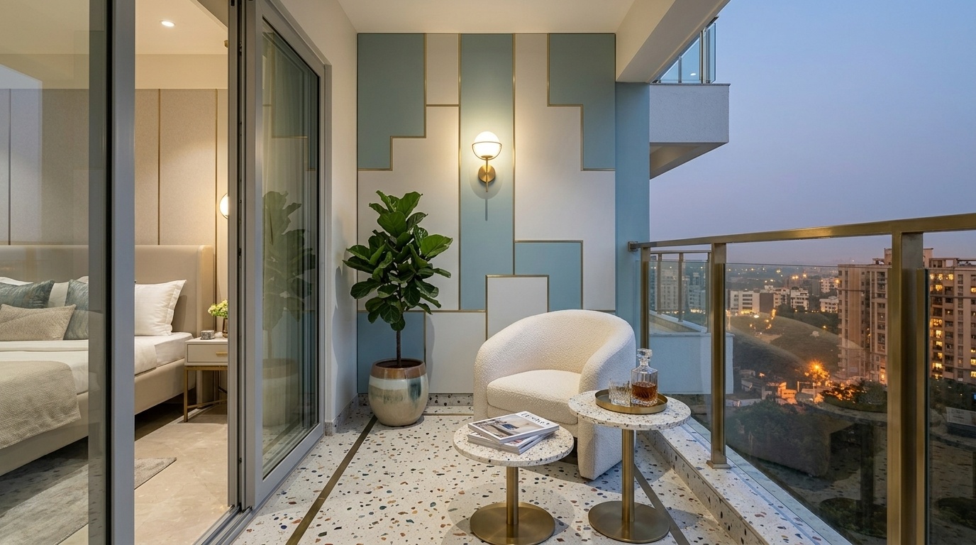 Balcony (bedroom 3)