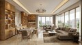 Living, Dining & Family Lounge