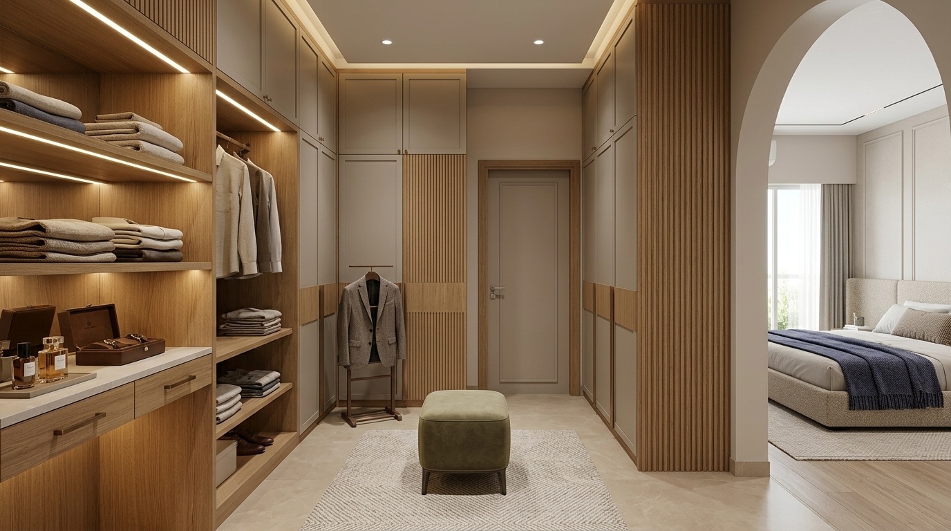 Walk-in-wardrobe