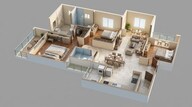 Floor plan of 3 BHK 1790 Sq. Ft. Apartment in Sumadhura Solea, Bangalore