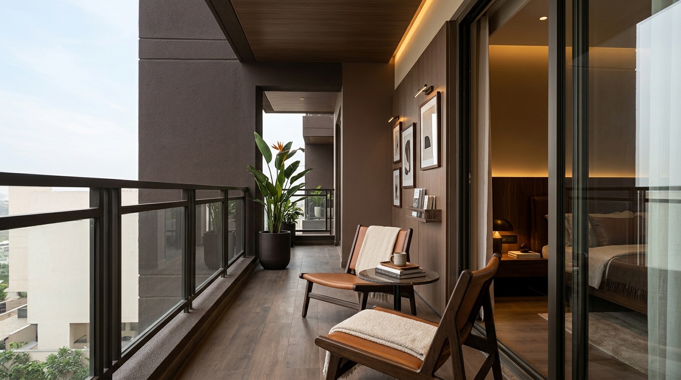 Balcony (bedroom 3)