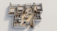 Floor plan of 3 BHK 1662 Sq. Ft. Apartment in Godrej Vanantara, Bangalore