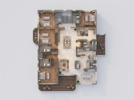 Floor plan of 4 BHK 4855 Sq. Ft. Apartment in Sattva Lago, Hyderabad