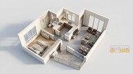 Floor plan of 1 BHK 746 Sq. Ft. Apartment in Sobha Dream Acres Oasis, Bangalore